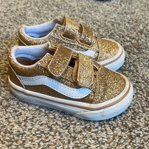 Gold sparky vans